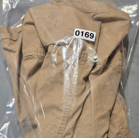 Gap EUC Women's Cargo Utility Tan Jacket PTP 20 Length 24 - Picture 5 of 5